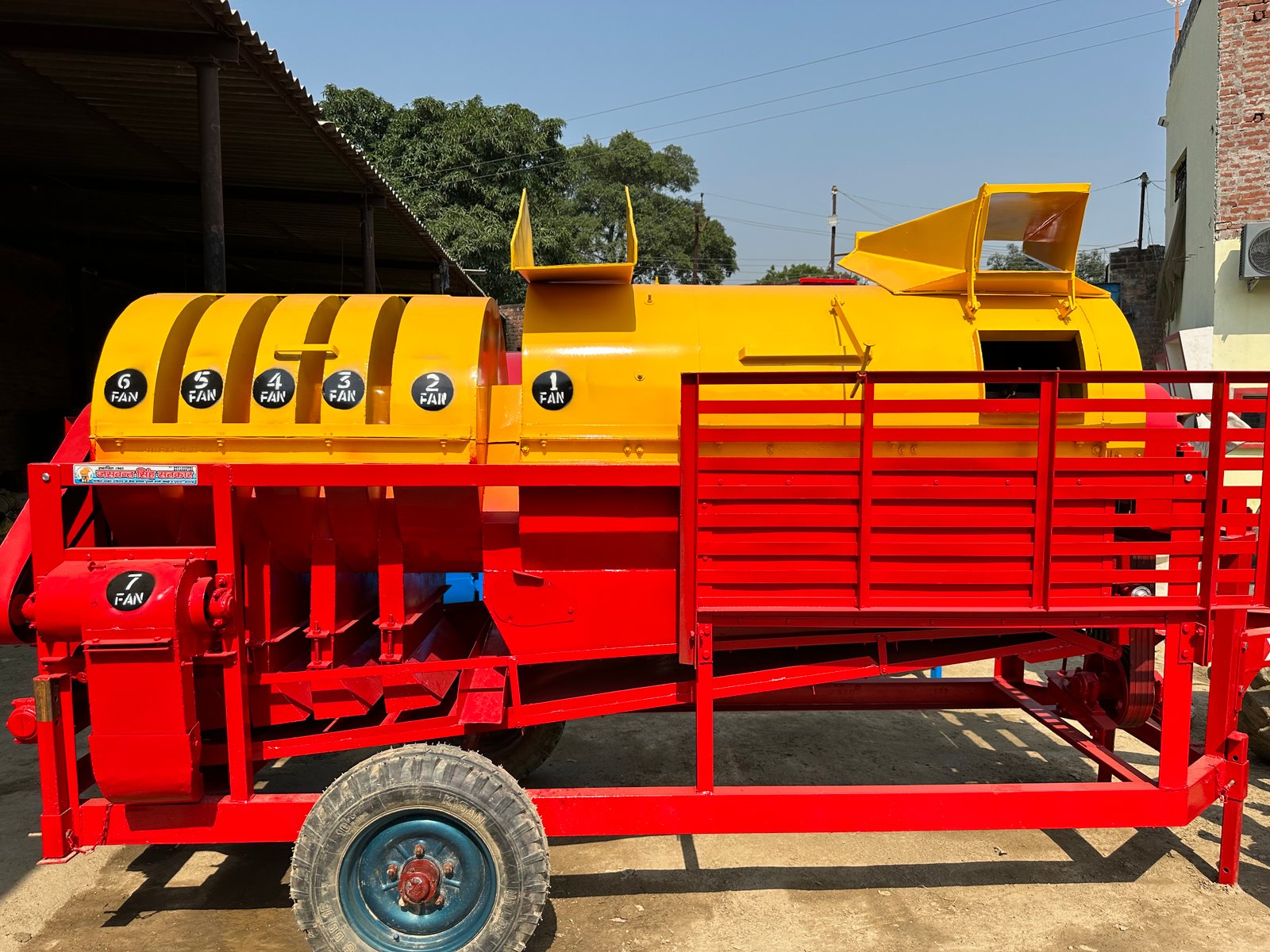 Jaswant 7 Fan Paddy Thresher